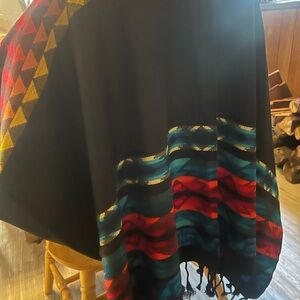 Southwestern poncho